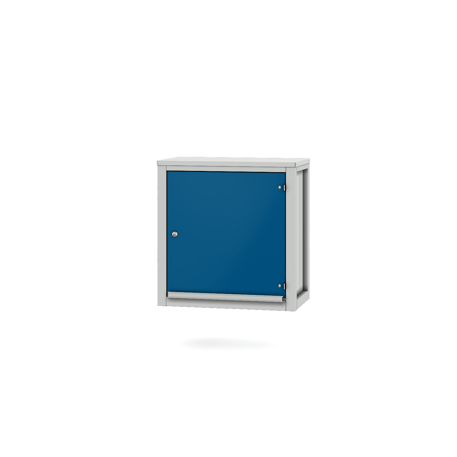 H-ngeschrank_HS4r_lichtgrau_enzianblau Hängeschrank Typ H S 4, rechts