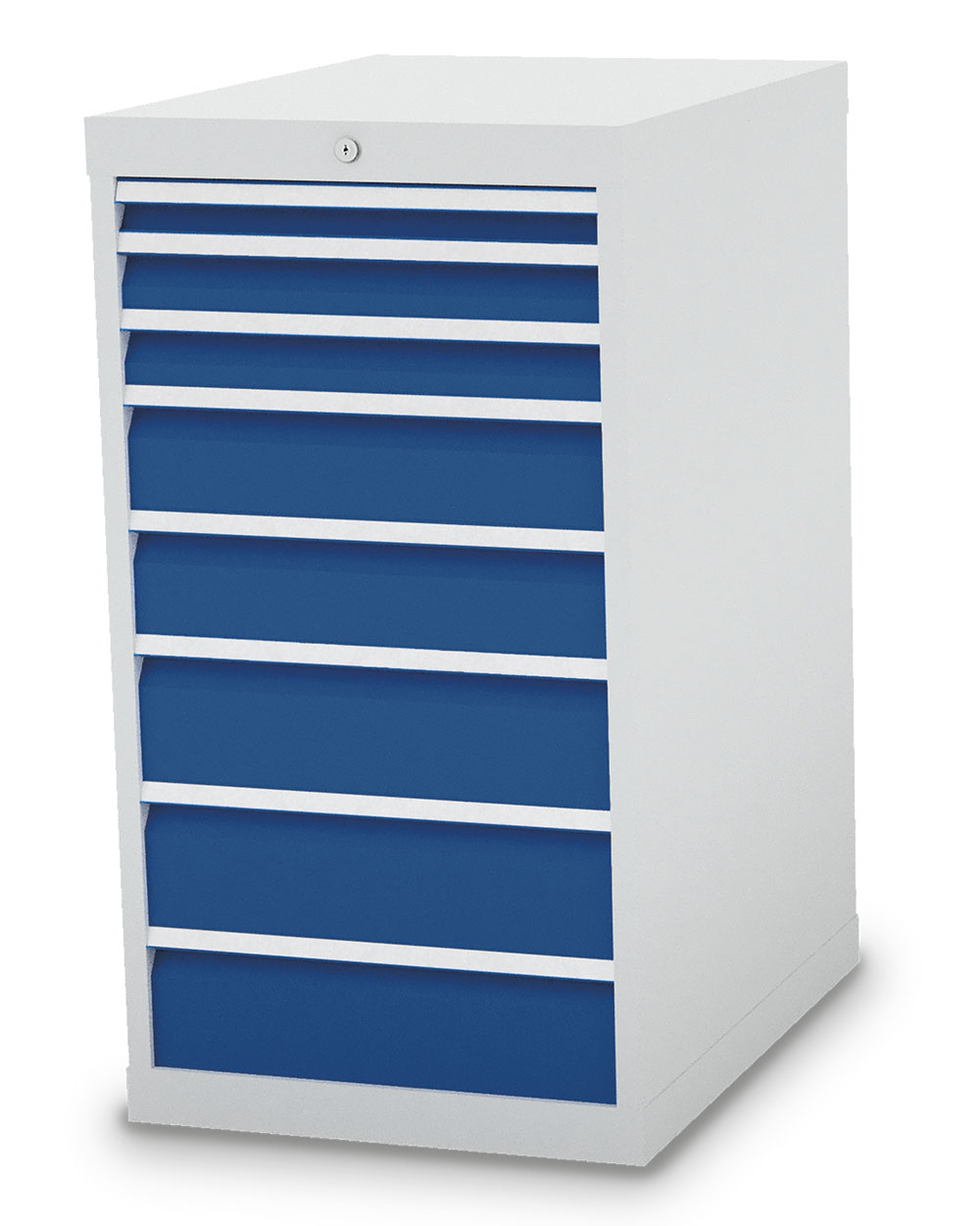 500-1223V10_B-H_7035-5010 Schubladenschrank 500/1223V10 736 Tiefe